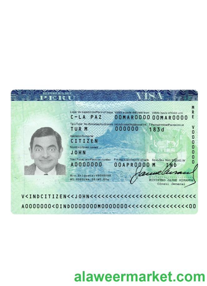 Peru tourist visa